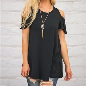 All the Same Cold Shoulder Blouse